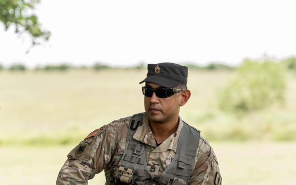 Officer candidates conduct situational training exercise