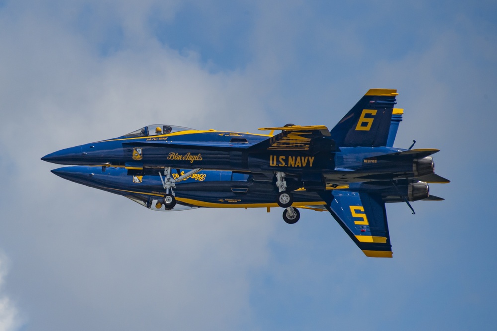 Blue Angels Train Over NAS Pensacola