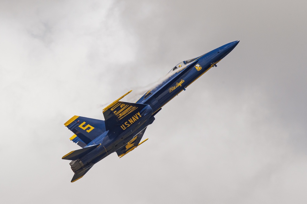 Blue Angels Train Over NAS Pensacola