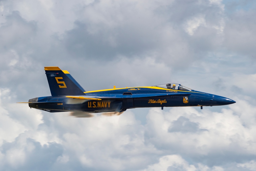 Blue Angels Train Over NAS Pensacola