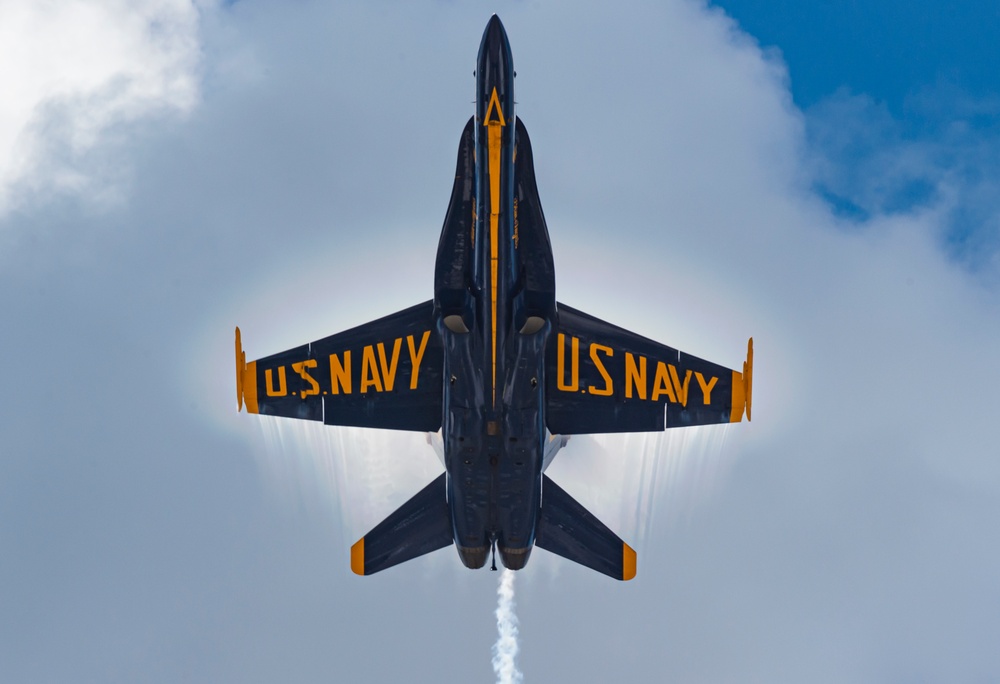 Blue Angels Train Over NAS Pensacola