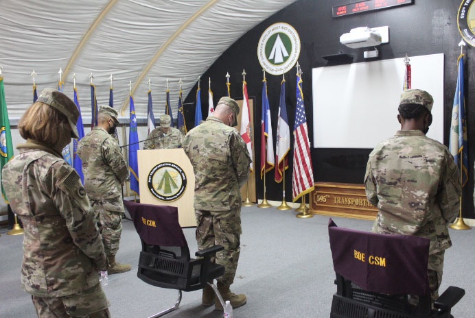 Invocation at 595th Trans. BDE Change of Responsibility