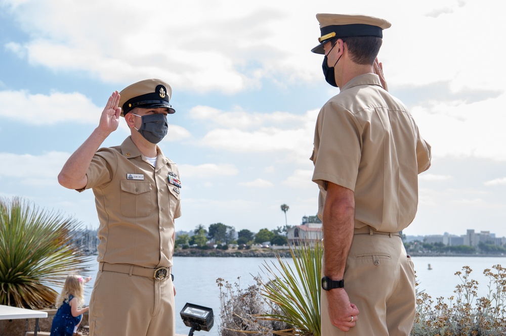 CTTC Shelar Reenlistment Ceremony