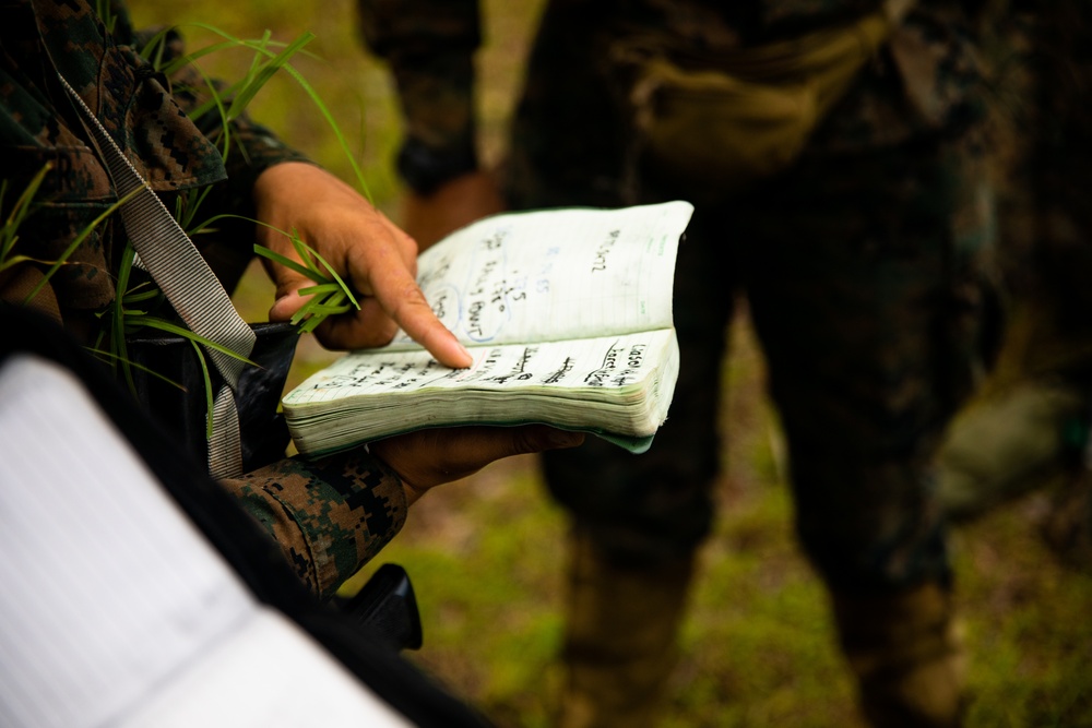 3rd Recon Training Platoon Conducts Land Nav