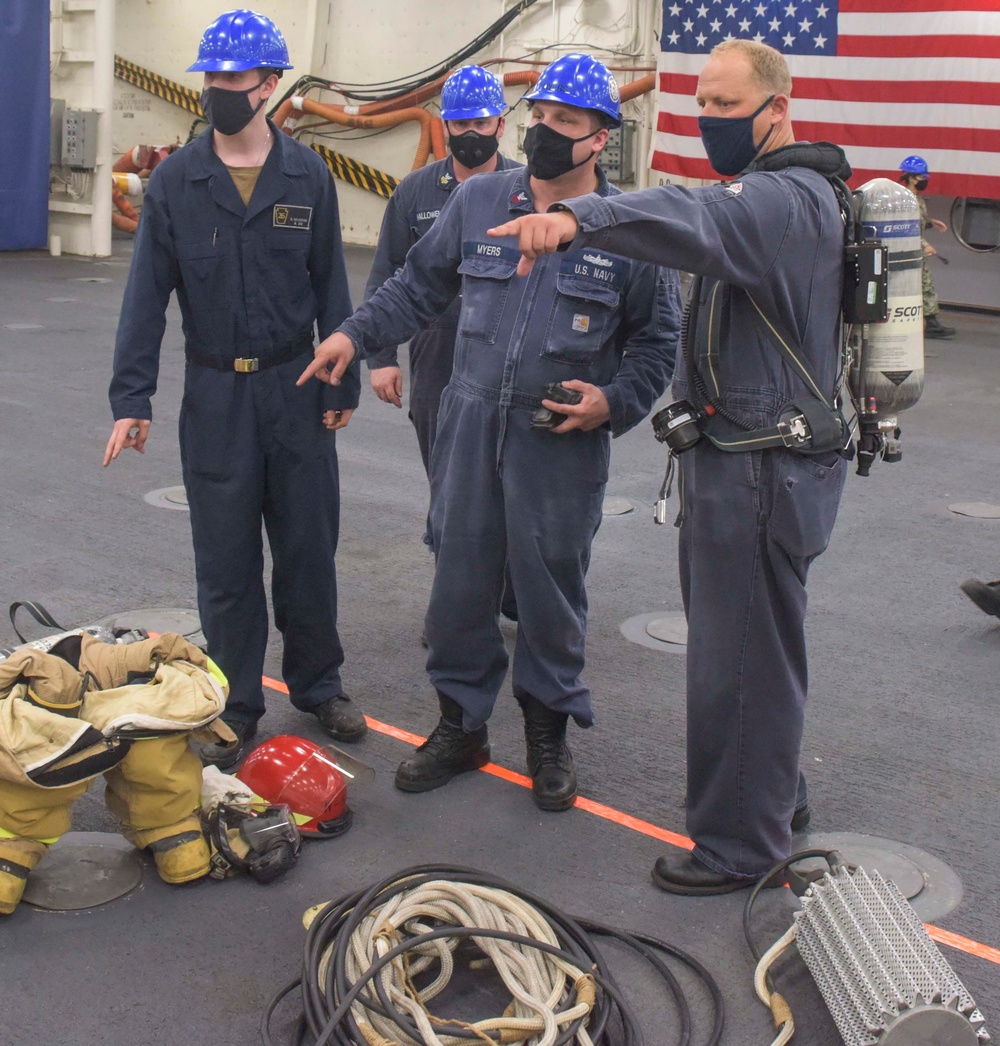 John P. Murtha Sailors assist BHR damage control efforts