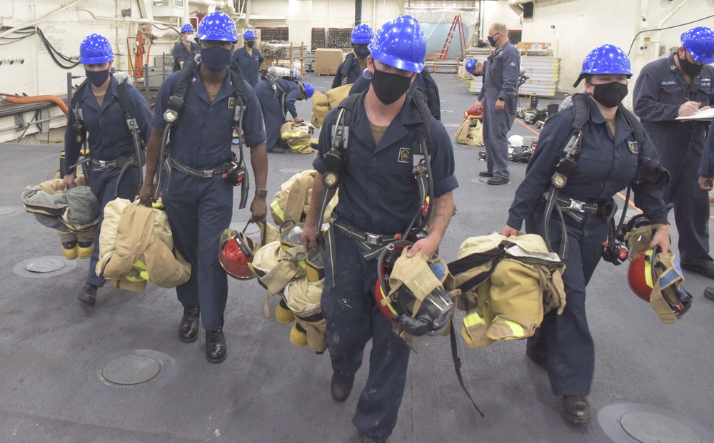 John P. Murtha Sailors assist BHR damage control efforts