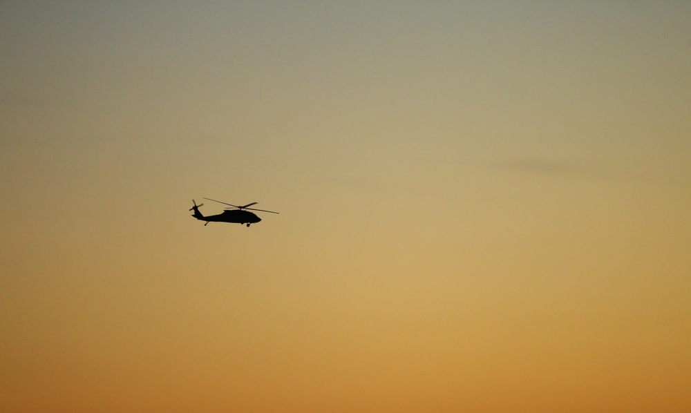 MEDEVAC evening flight