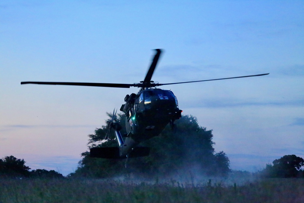 MEDEVAC evening flight