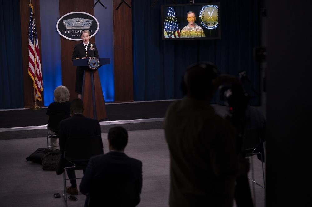 OIR Deputy Commander Briefs Media from Baghdad