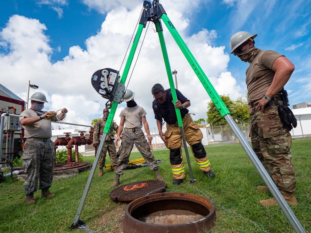 Air National Guard Engineering Installation Squadron Airmen complete large-scale communications project in Puerto Rico