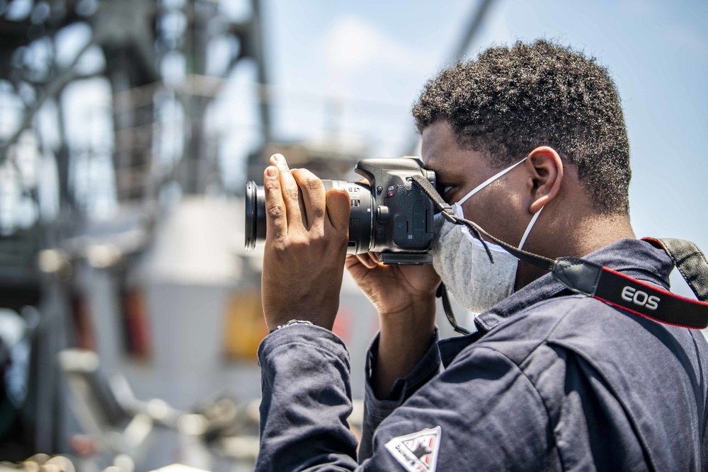 Sailor Aboard USS Germantown (LSD 42) Participates in SNOOPIE Evolution