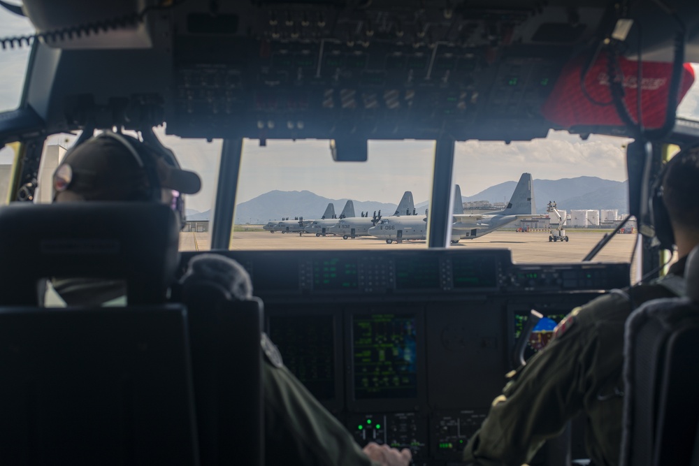 VMGR-152 conducts flight operations