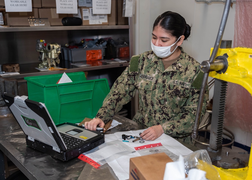 AIMD Sailor performs maintenance