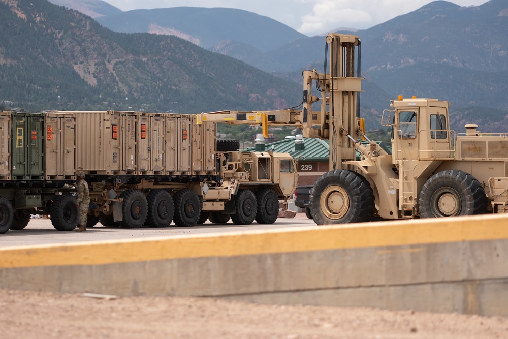 1st SBCT rail, container operations