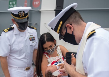 Baptism Aboard America