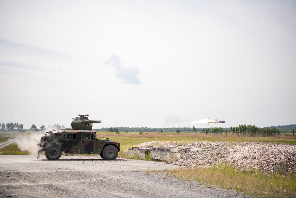 TOW missile out TOW missile out