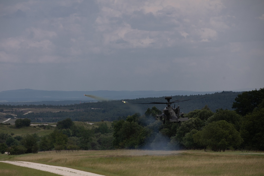 12th CAB conducts live-fire exercises during aerial gunnery.