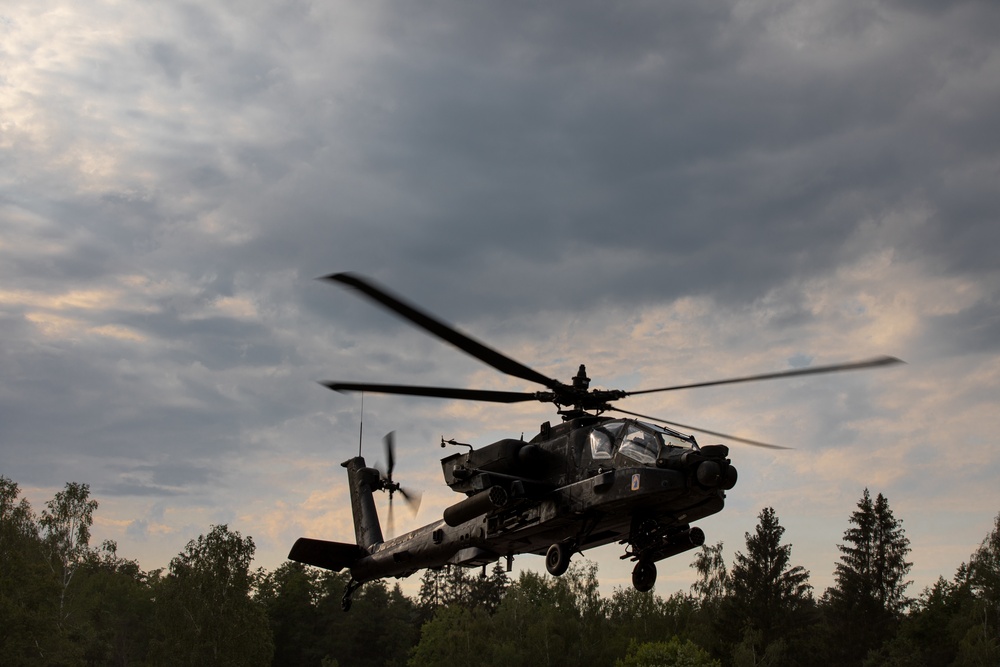 12th CAB conducts live-fire exercises during aerial gunnery.