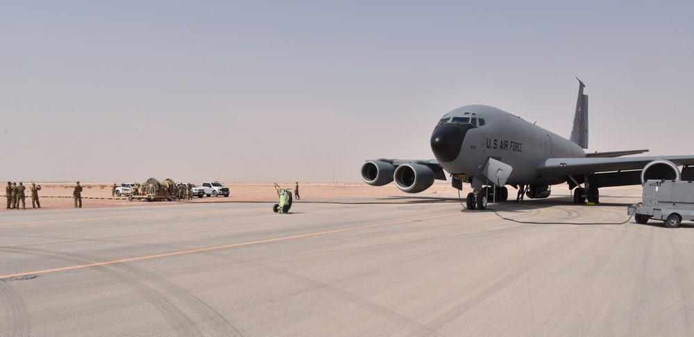 387th ELRS installs rapid refuel line on flightline