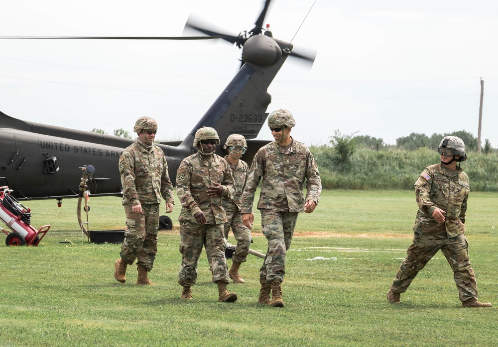 Soldiers conduct refueling operations