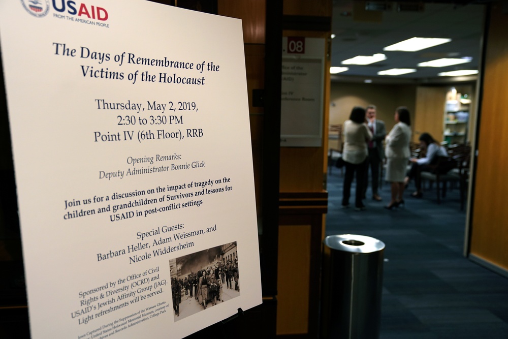 USAID holds Holocaust Remeberance Service