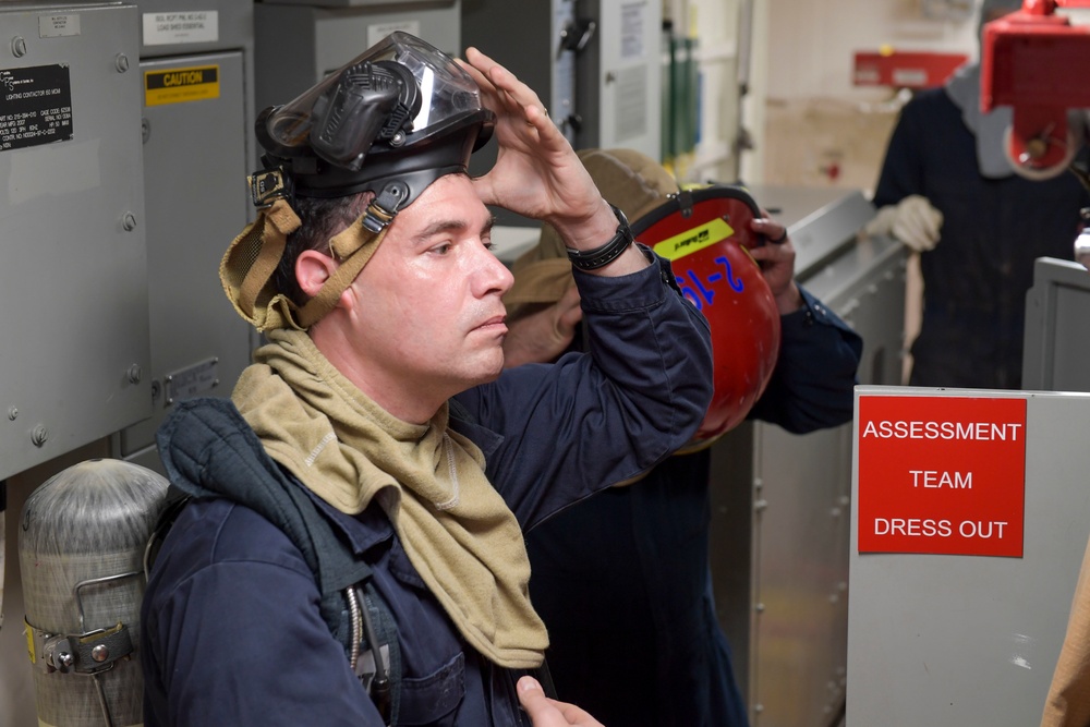 Rear Adm. Brad Cooper Visits USS Arlington