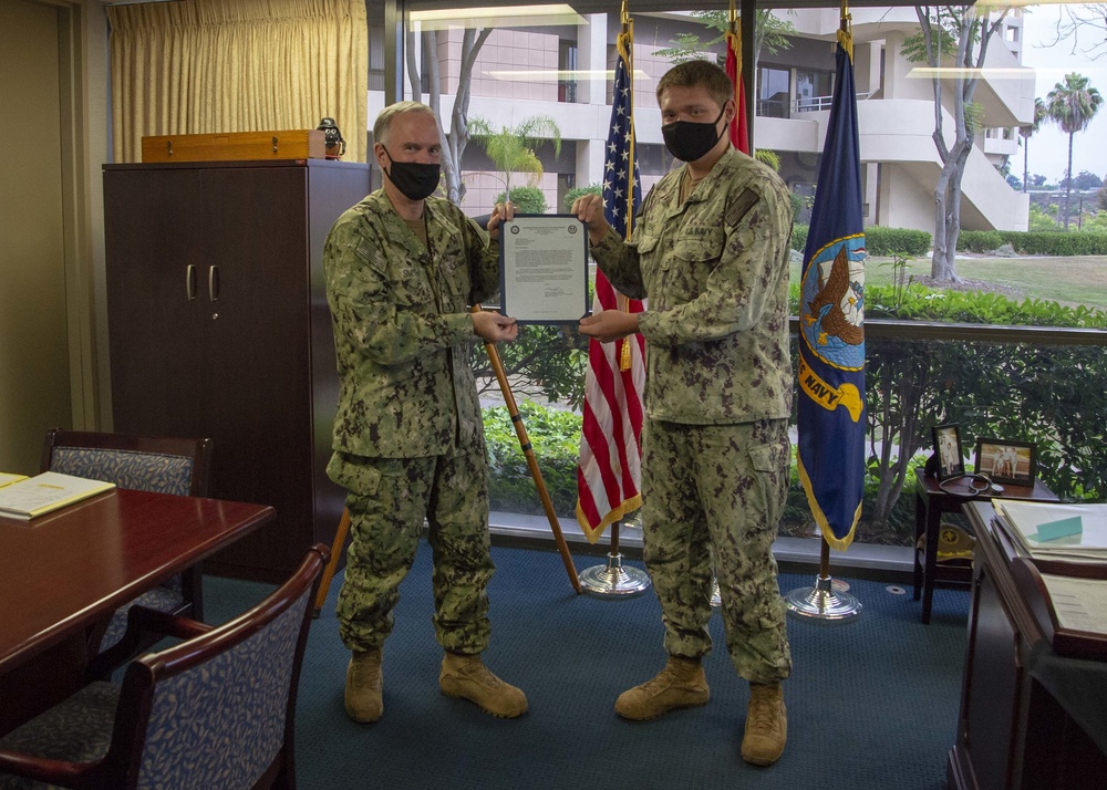 NMCSD Sailor Receives Letter of Appreciation From Flag Officer