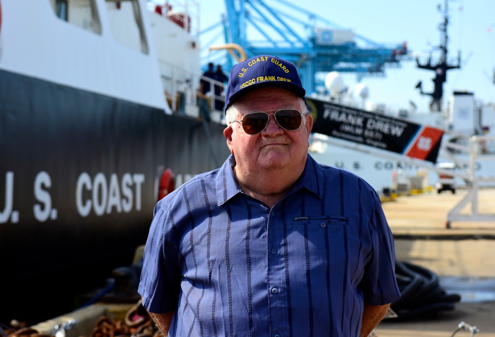 Grandson of historic Coast Guard figure visits ship named after grandfather