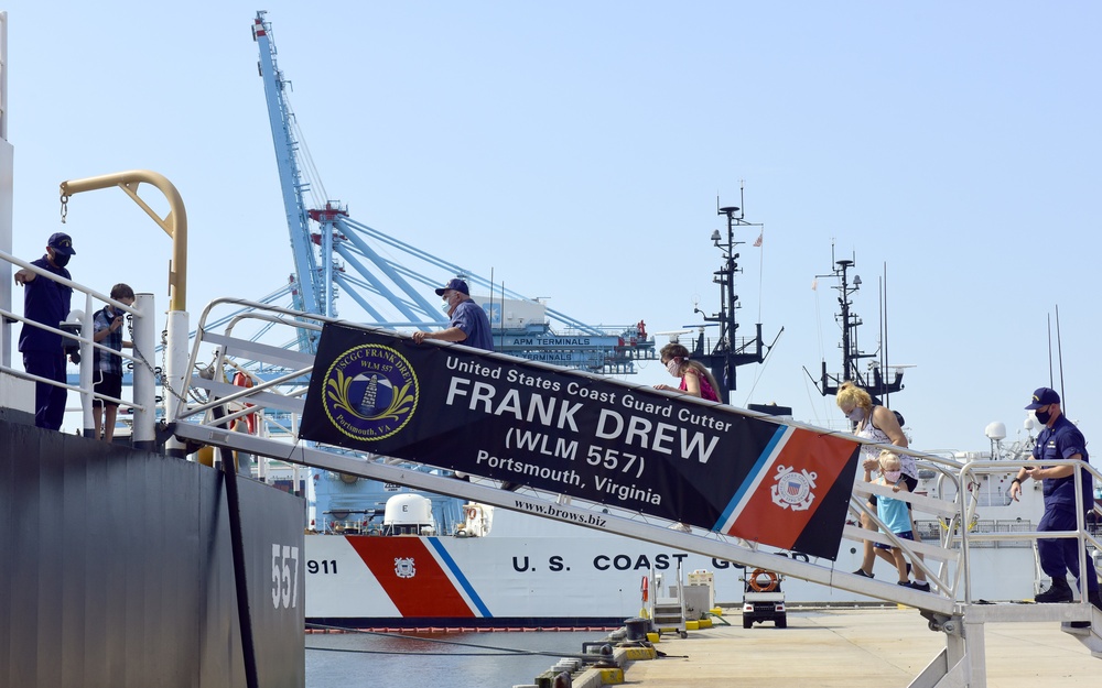 Grandson of historic Coast Guard figure visits ship named after grandfather