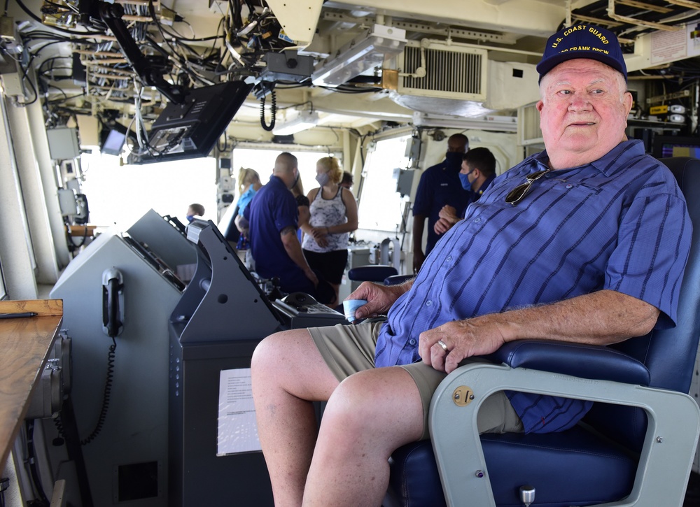 Grandson of historic Coast Guard figure visits ship named after grandfather