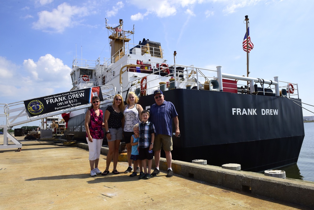 Grandson of historic Coast Guard figure visits ship named after grandfather