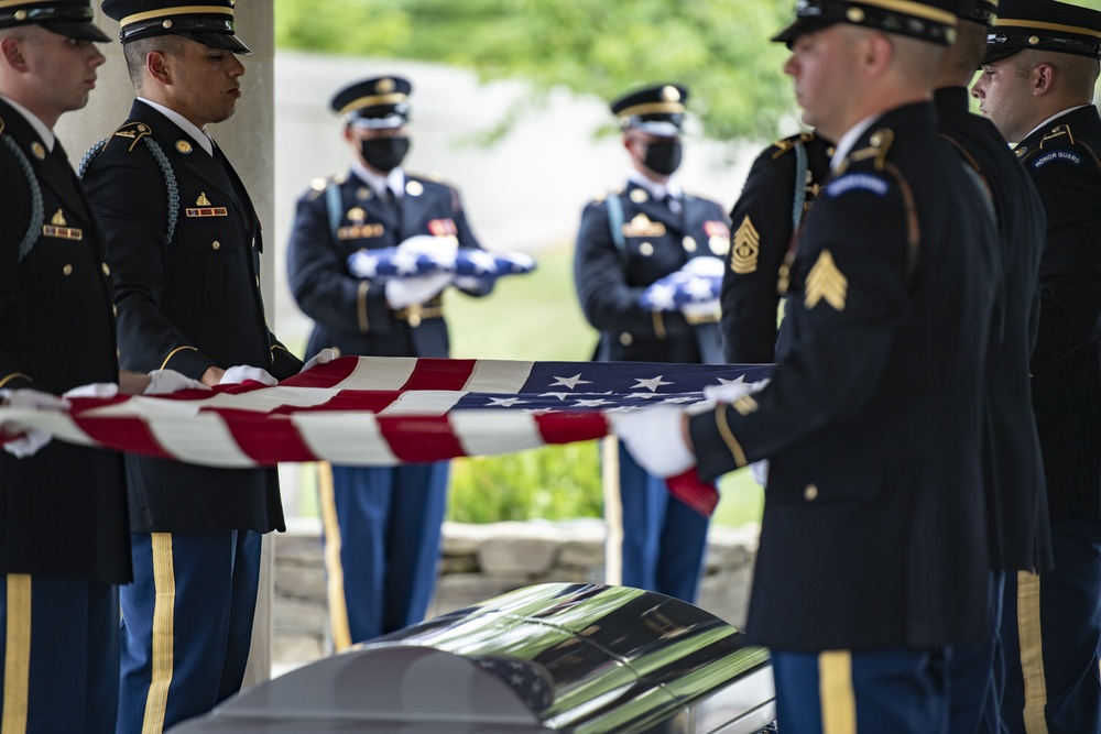 Modified Military Funeral Honors are Conducted for U.S. Army Master Sgt. Nathan Goodman