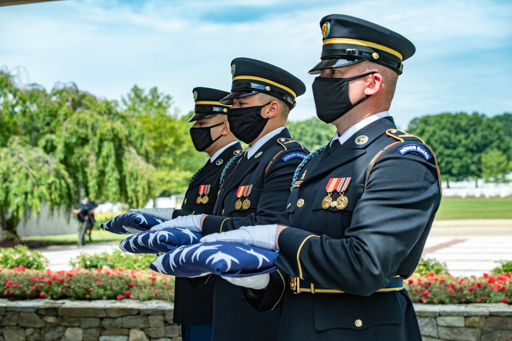 Modified Military Funeral Honors are Conducted for U.S. Army Master Sgt. Nathan Goodman