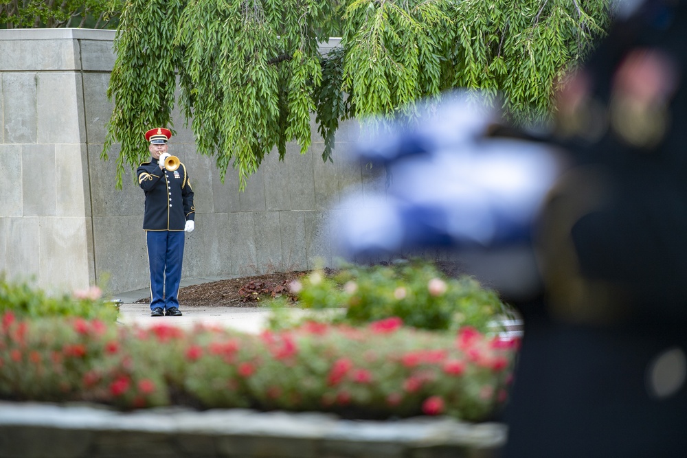 Modified Military Funeral Honors are Conducted for U.S. Army Master Sgt. Nathan Goodman