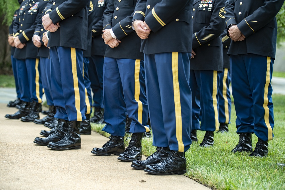 Modified Military Funeral Honors are Conducted for U.S. Army Master Sgt. Nathan Goodman