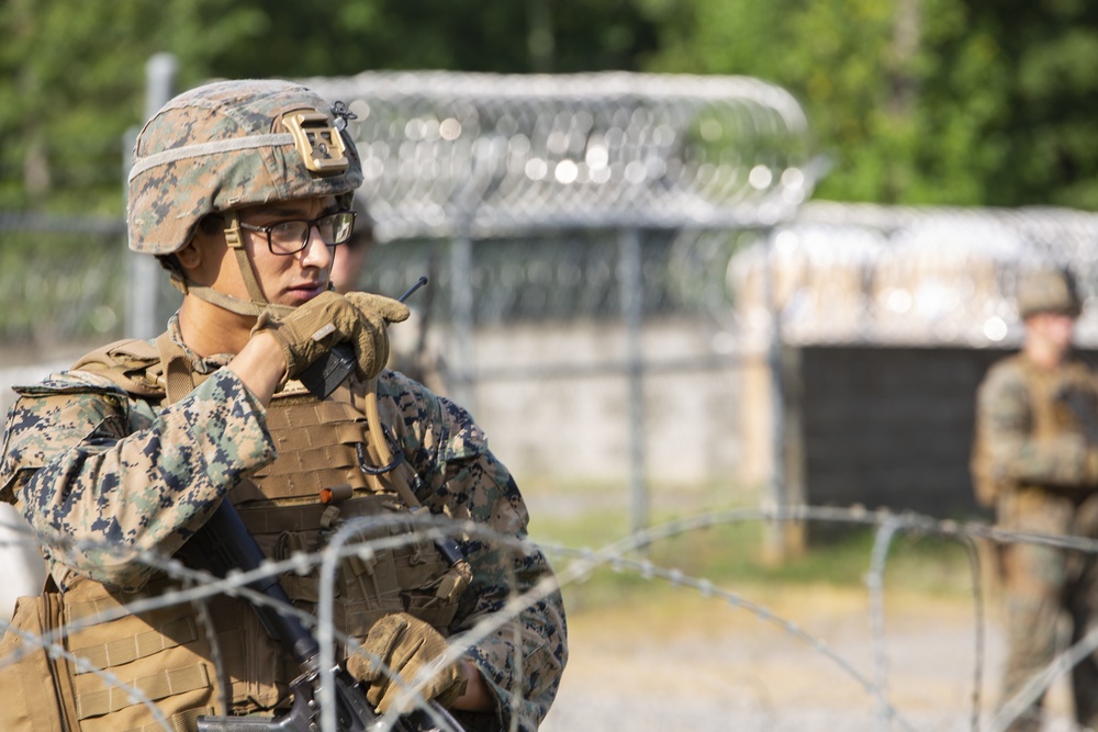 Marine Corps Security Forces Regiment, Charlie Company, 3rd Platoon, Conducts Mission Readiness Exercise