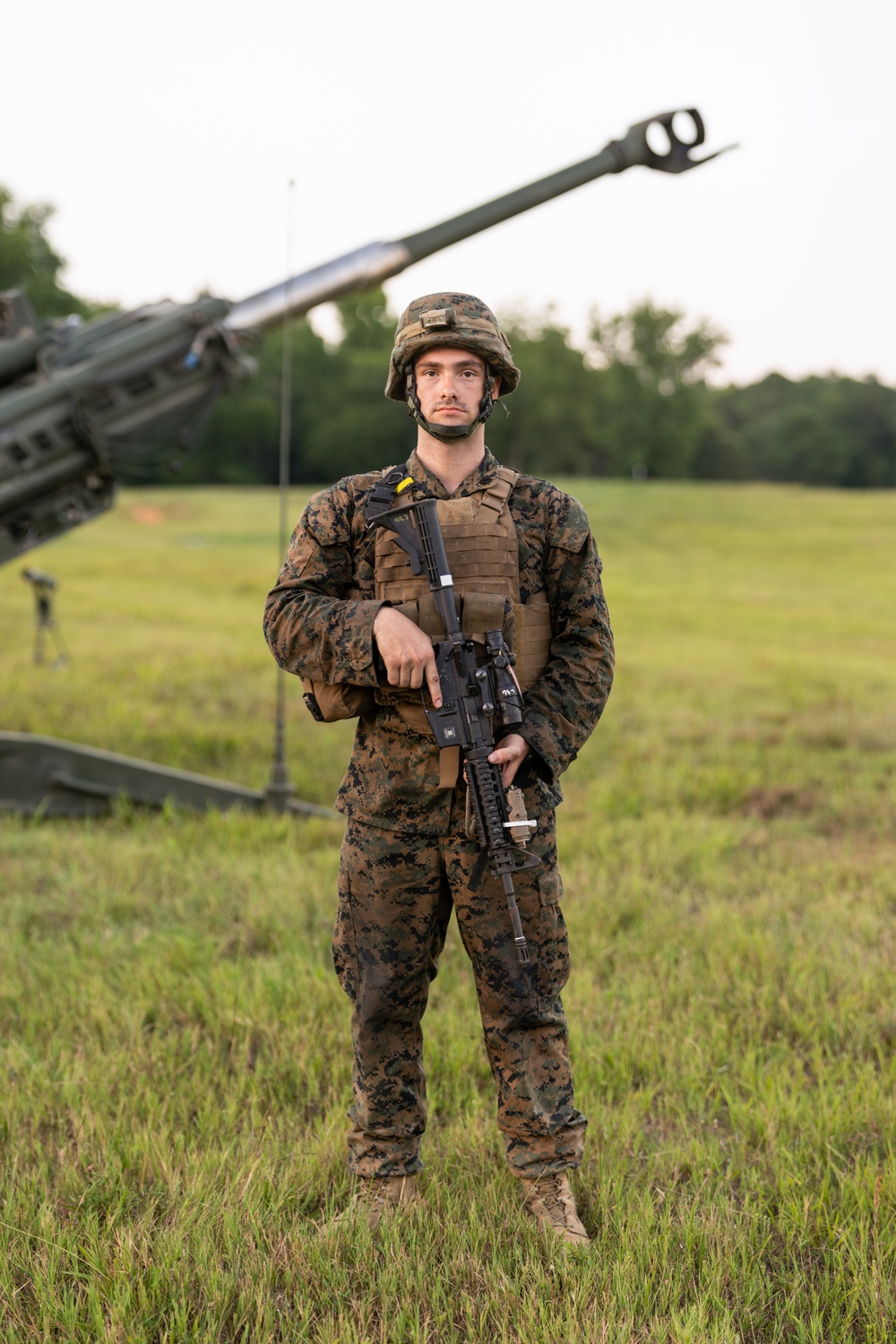 Hotel Battery 3/14 Rain Steel at Fort Pickett