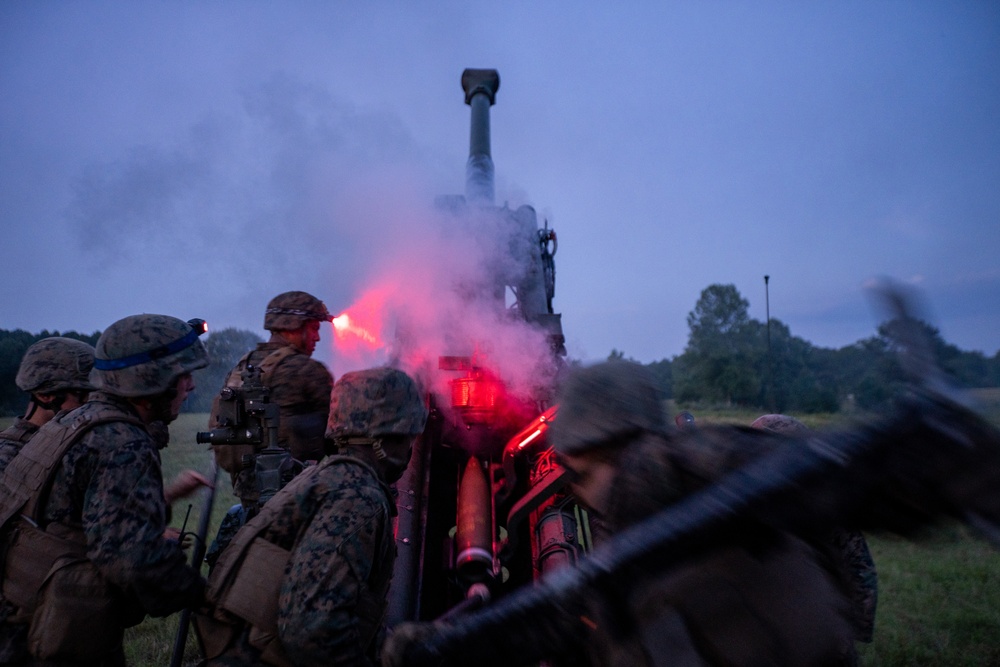 Hotel Battery 3/14 Rain Steel at Fort Pickett