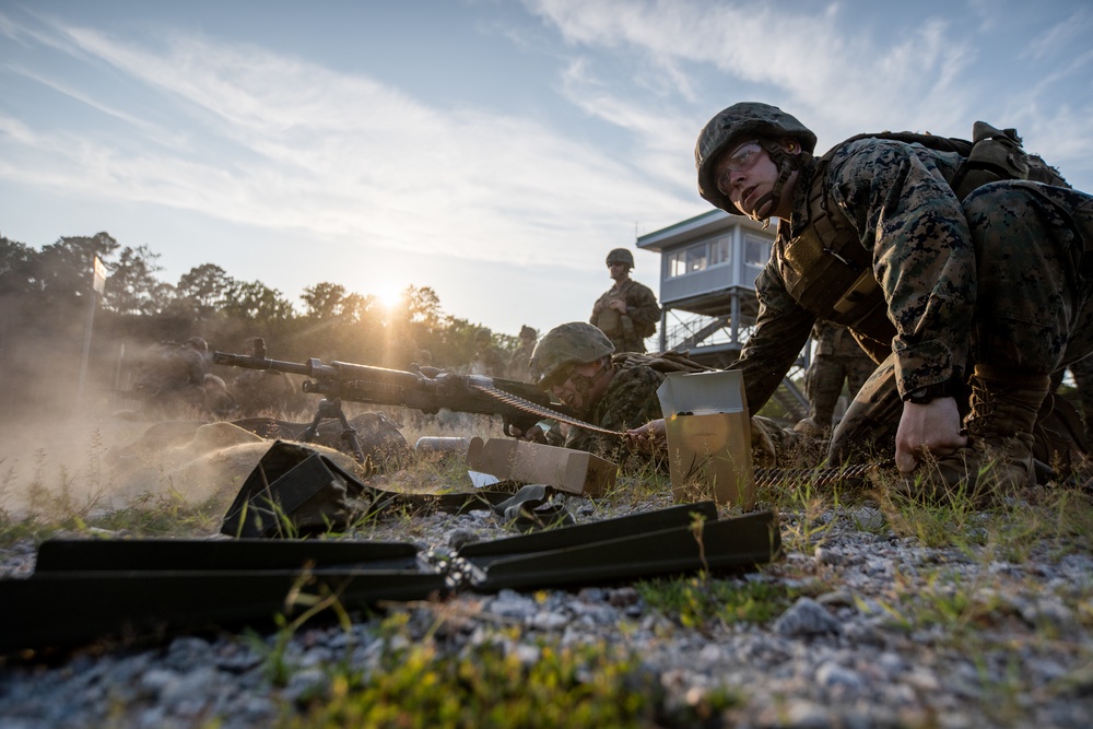 Hotel Battery 3/14 Rain Steel at Fort Pickett