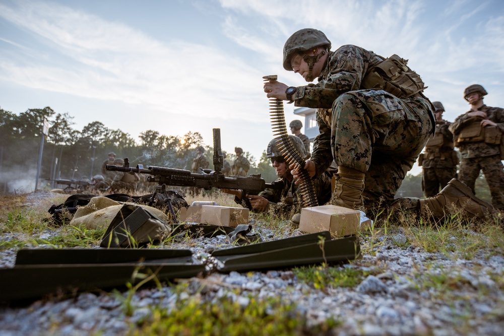 Hotel Battery 3/14 Rain Steel at Fort Pickett