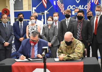 OC-ALC teams up with OU on Educational Partnership Agreement