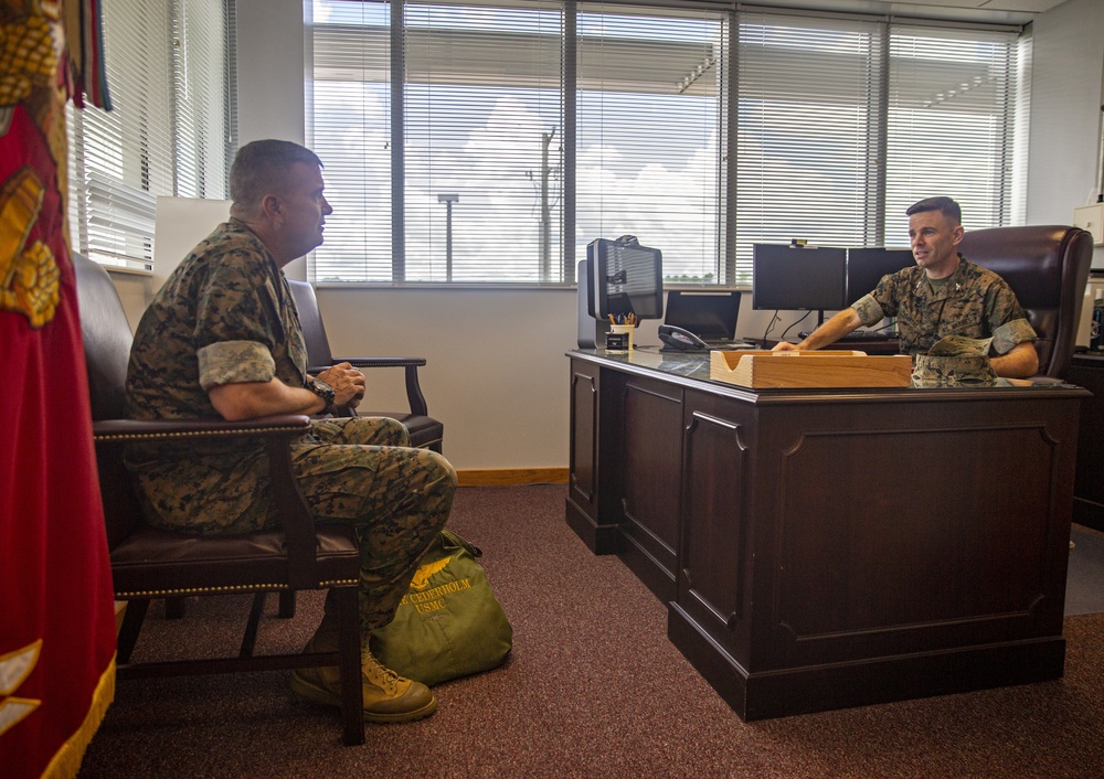 Maj. Gen. Cederholm visits MACG-28