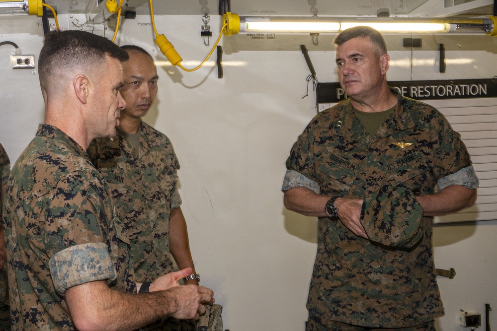 Maj. Gen. Cederholm visits MACG-28