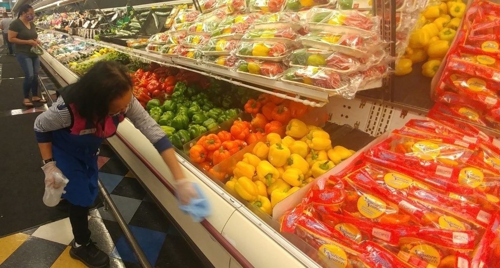Customers find fresh fruits, vegetables