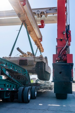 RailOps transports divested tanks and other heavy equipment from USMC to Army