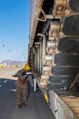 RailOps transports divested tanks and other heavy equipment from USMC to Army