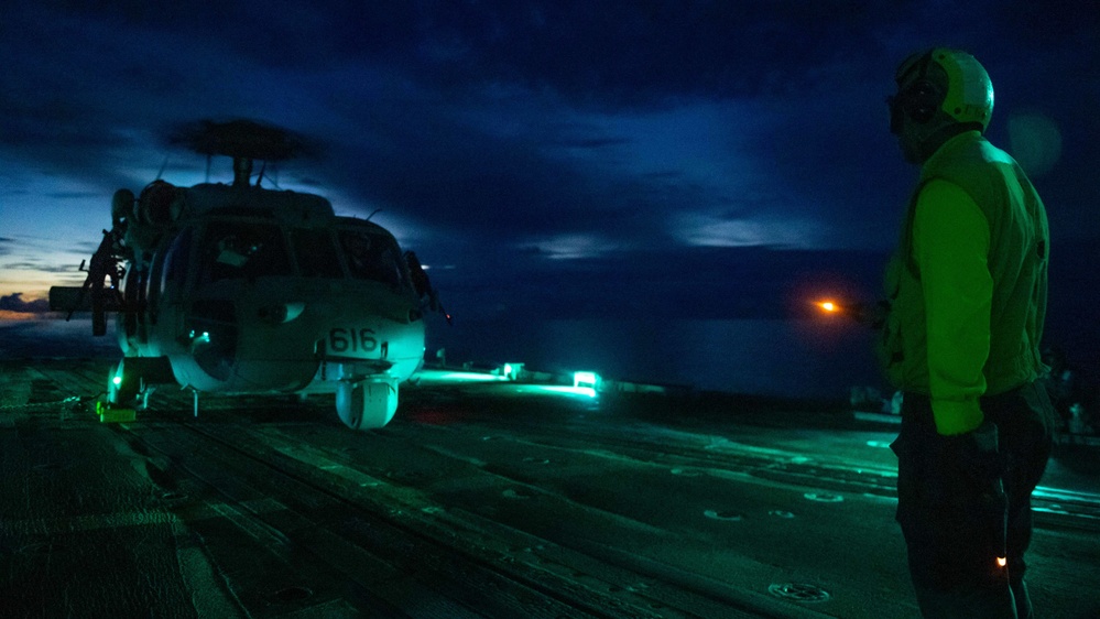 Antietam Conducts Flight Operations