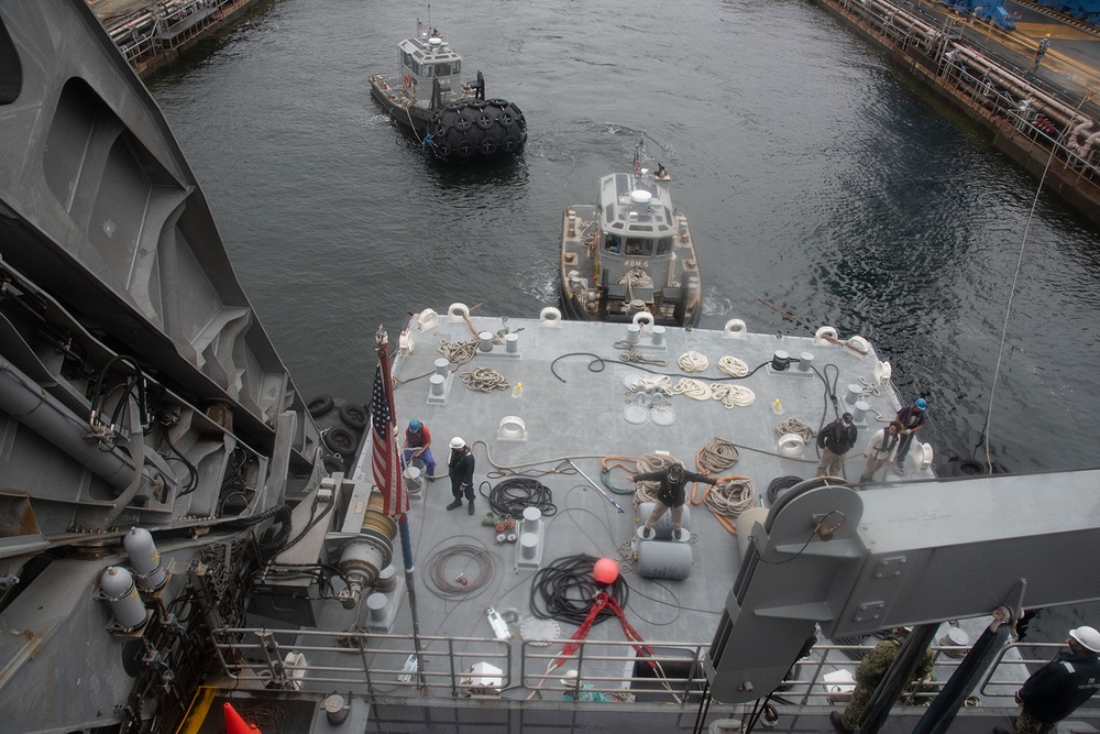 FLEET ACTIVITIES YOKOSUKA DRY DOCK OPERATIONS