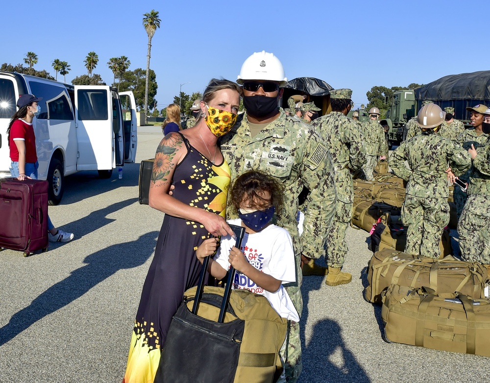 Naval Mobile Construction Battalion 5 Homecoming
