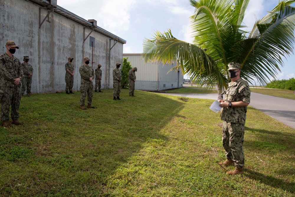 Diego Garcia Frocking Ceremony